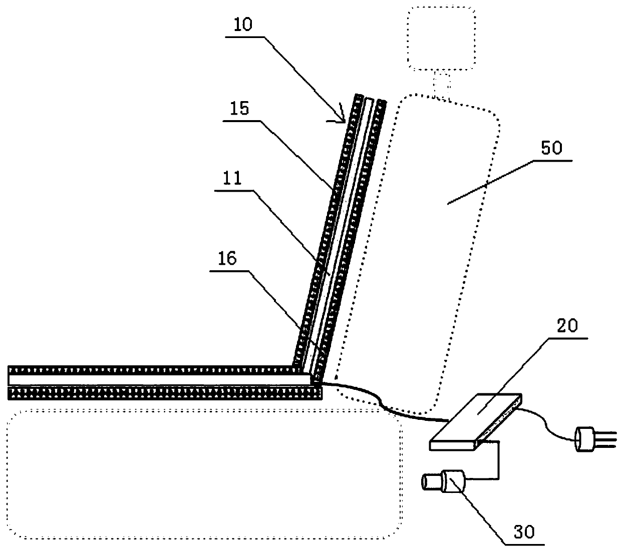 Multi-functional flexible massaging system and control method thereof