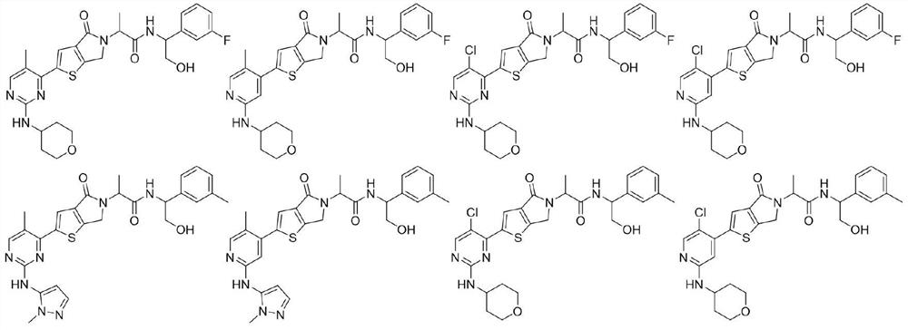 Aromatic heterocyclic lactam compound as well as preparation method and application thereof