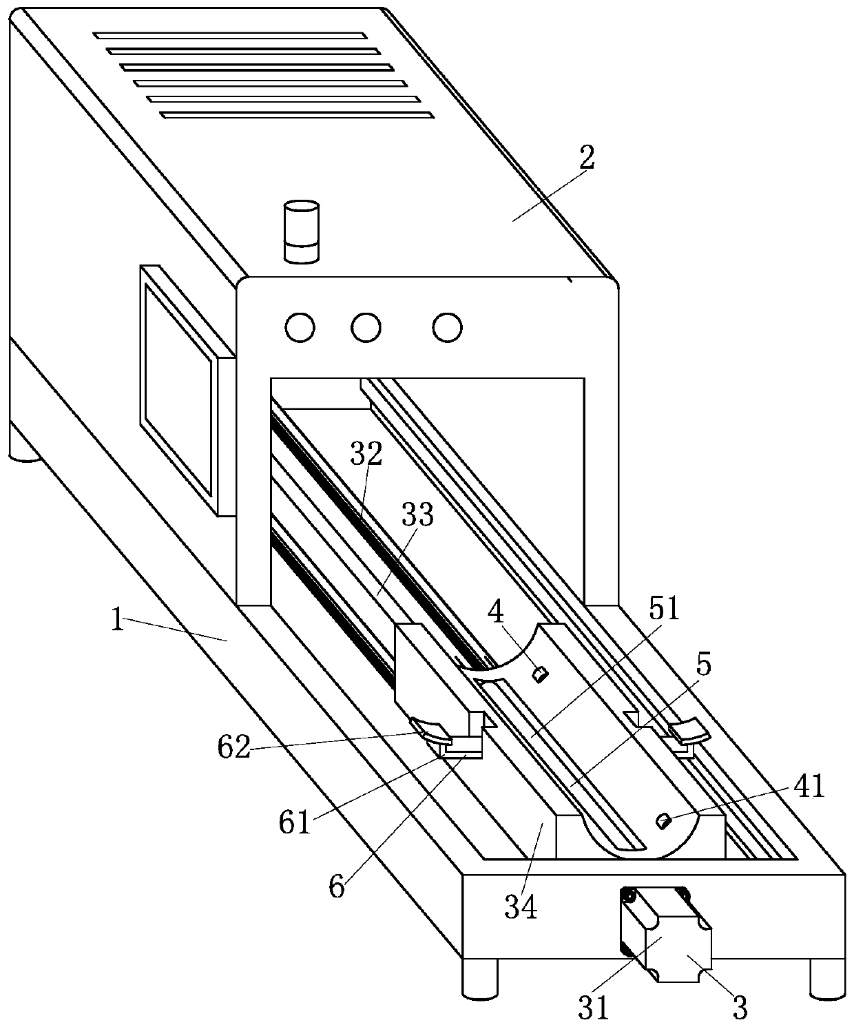 Steel pipe nondestructive testing feeding device