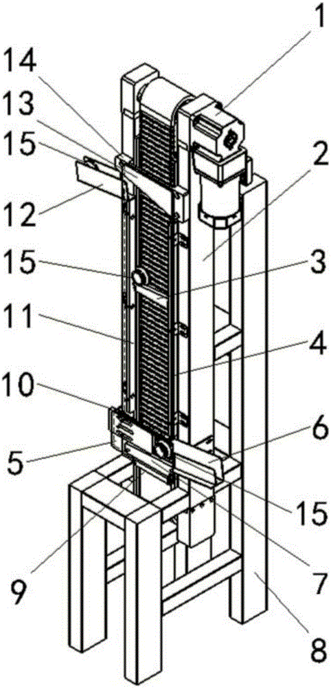 Vertical lifting conveyor