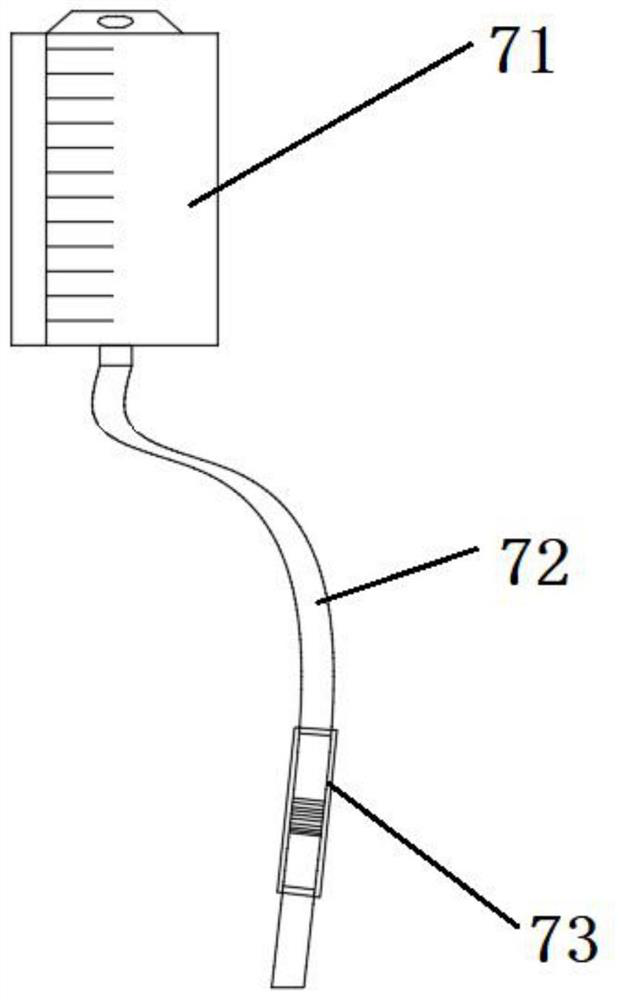 Prostate puncture positioner integrated with flushing and disinfection three-way structure and puncture method thereof