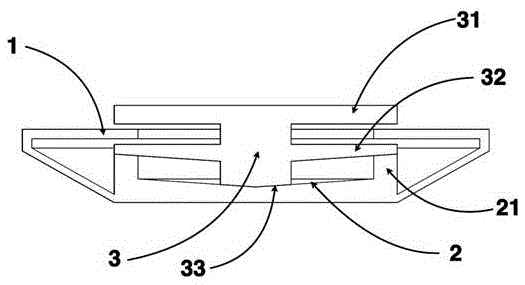 An inclined plane friction isolation system