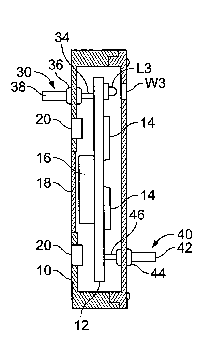 Monitor and method for sensing temperature differences