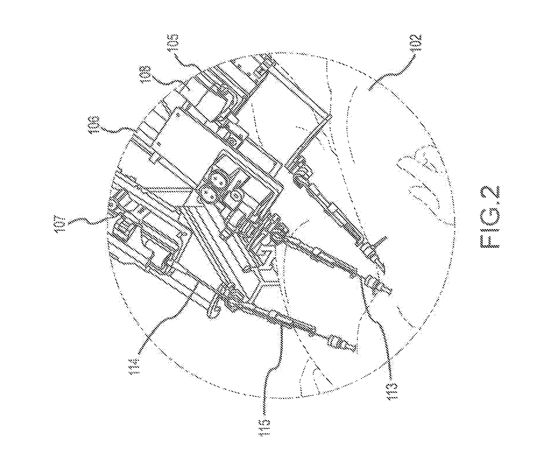 Suspension system for remote catheter guidance