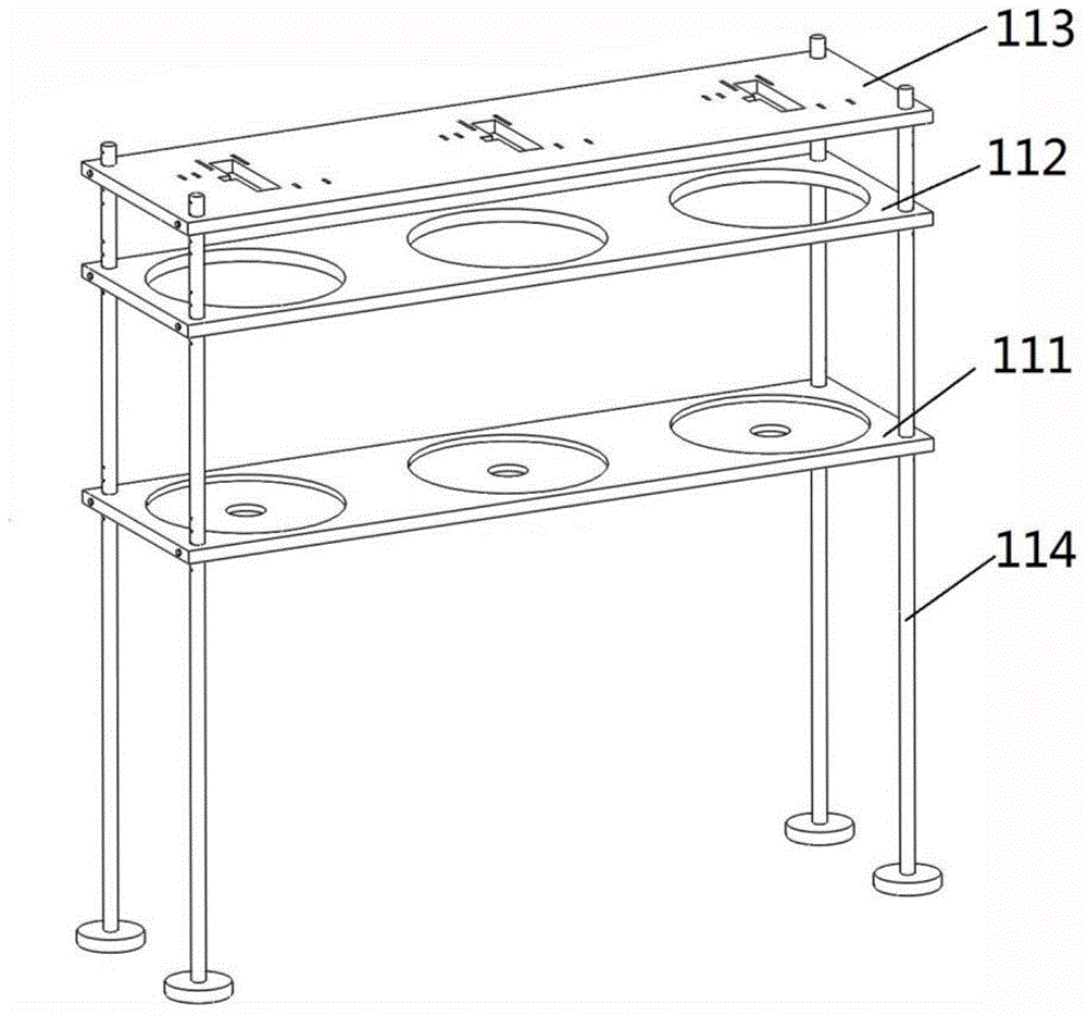 Testing device for simulating organic coating washout environment