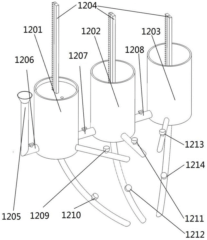 Testing device for simulating organic coating washout environment