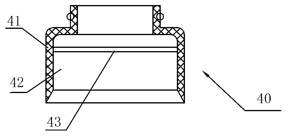 Air charging and exhausting valve oil seal inner flange gauge and detecting method thereof