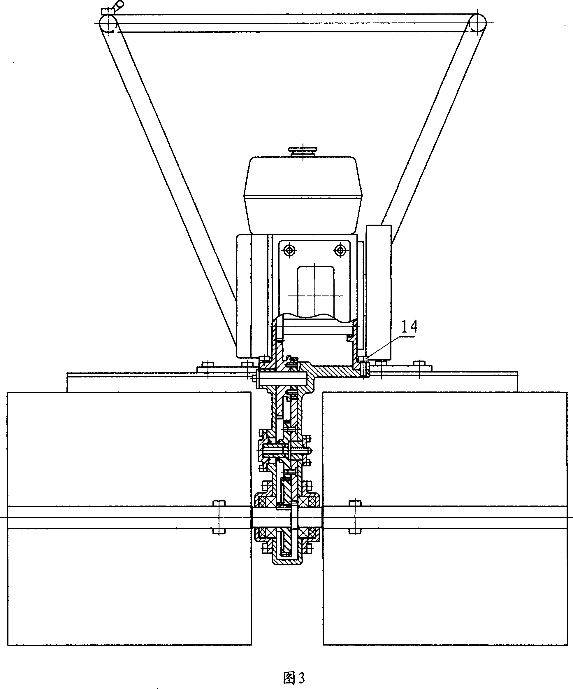 Minisize, light, high-effectiveness and stable tillage of small-sized farm machinery