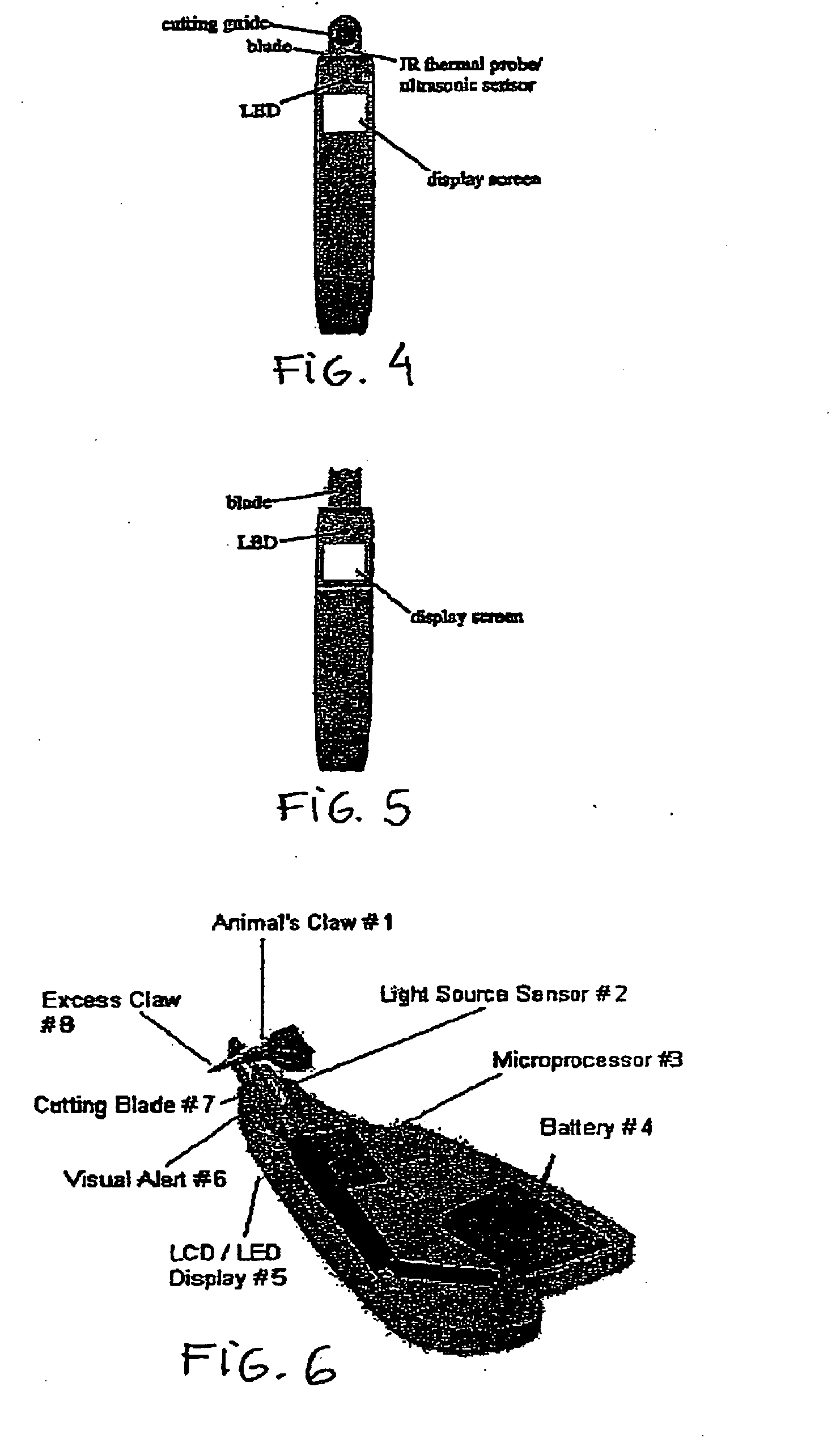 Nail and claw quick detection apparatus and method