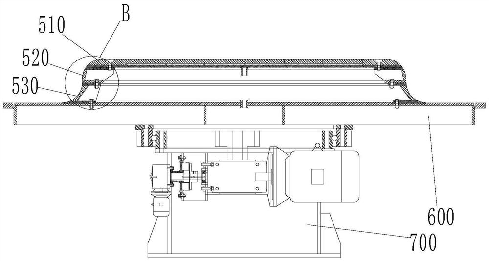 Self-adaptive base blank forming machine and method