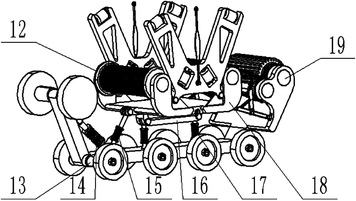 Wearable crawler-type snow mobile device and damping control method thereof