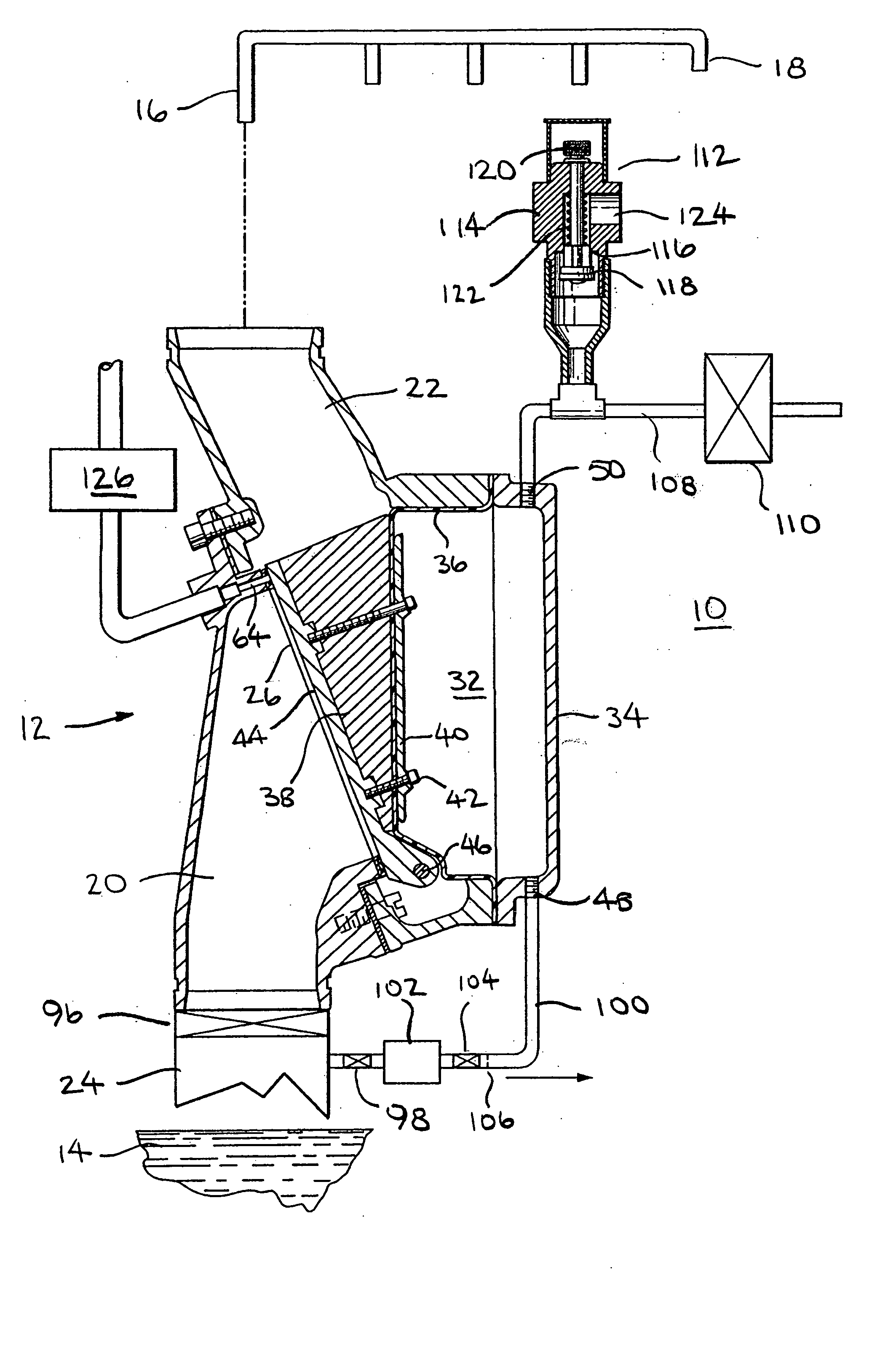 Diaphragm valve with pivoting closure member