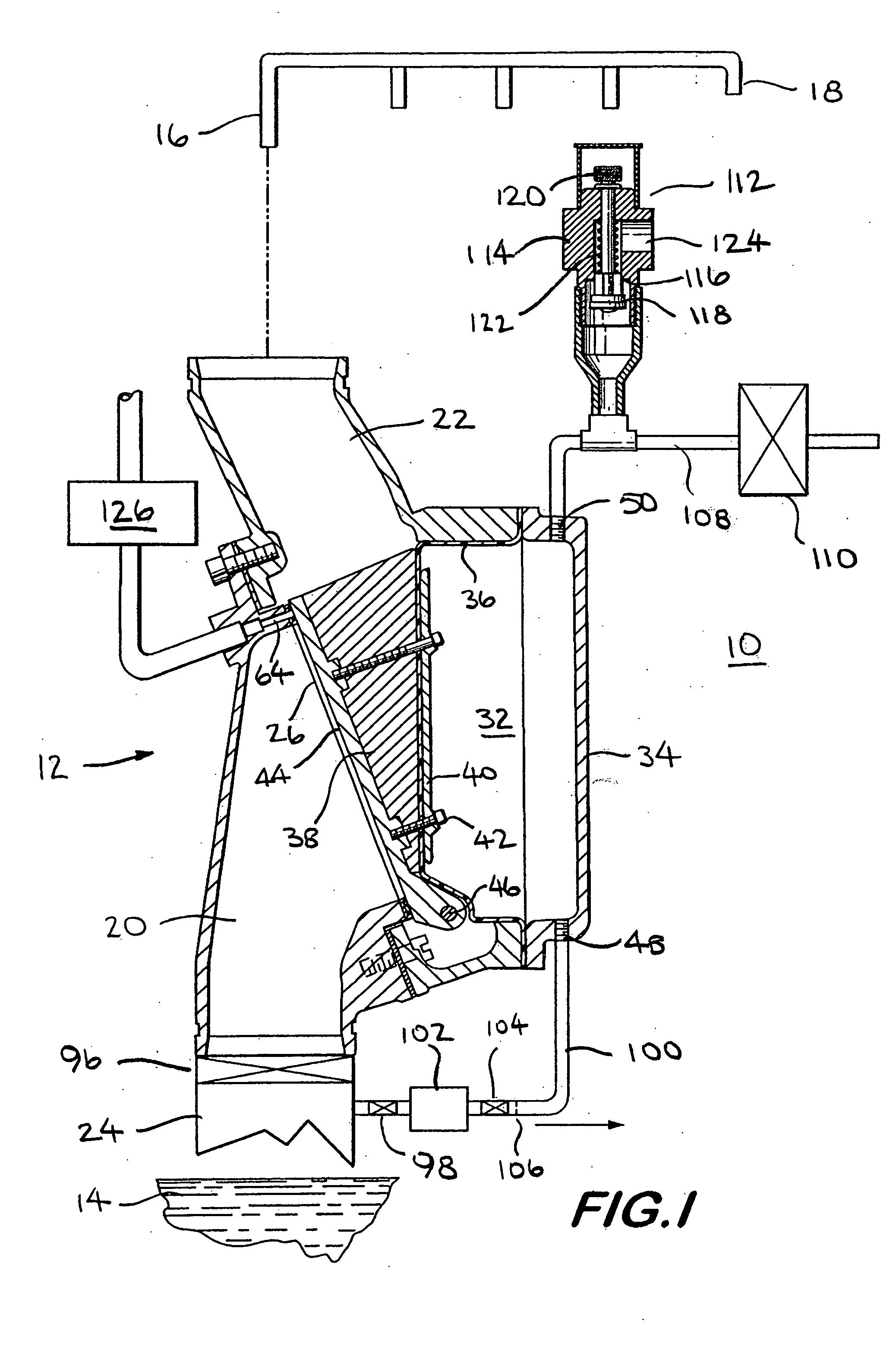 Diaphragm valve with pivoting closure member