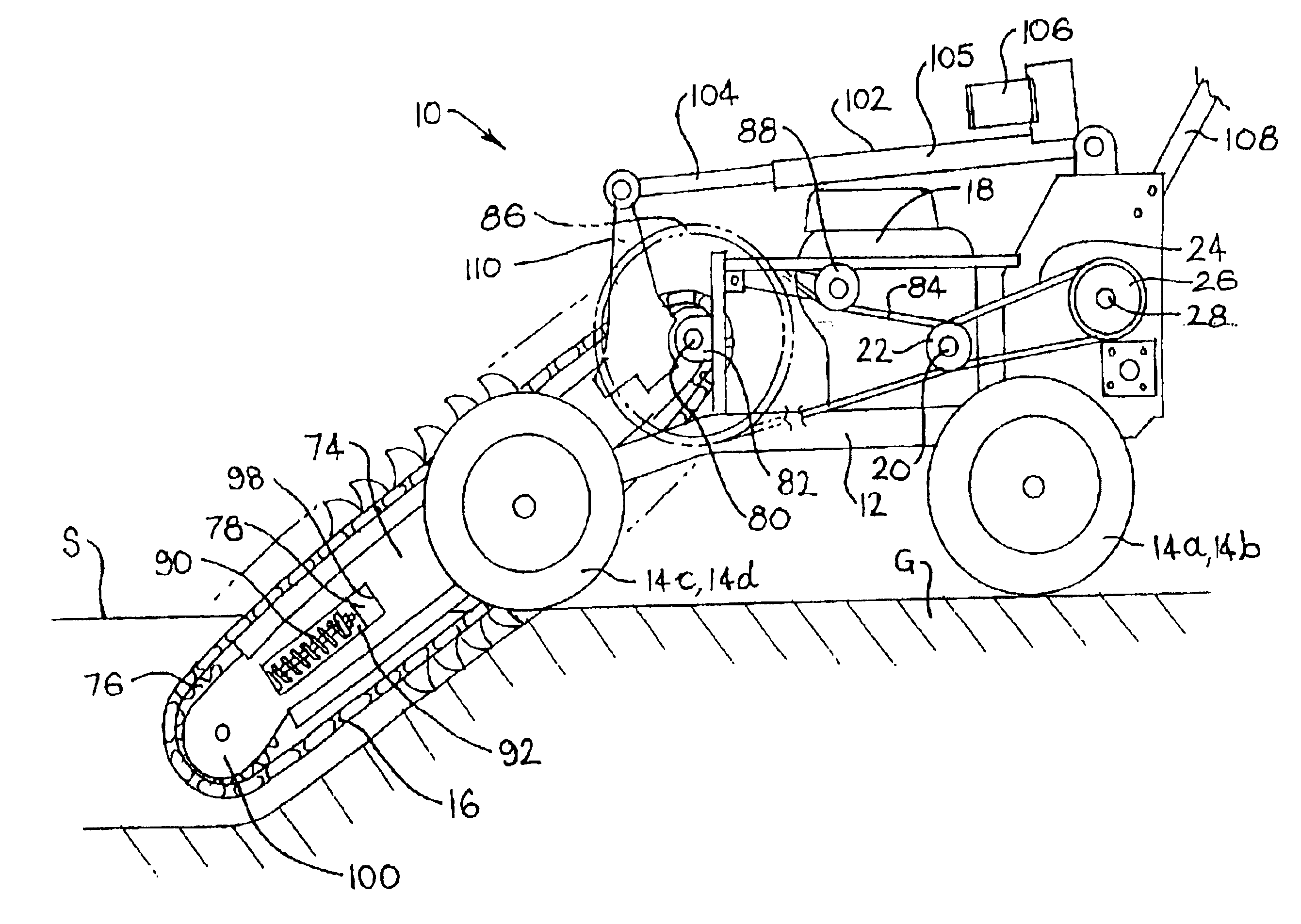 Trenching machine