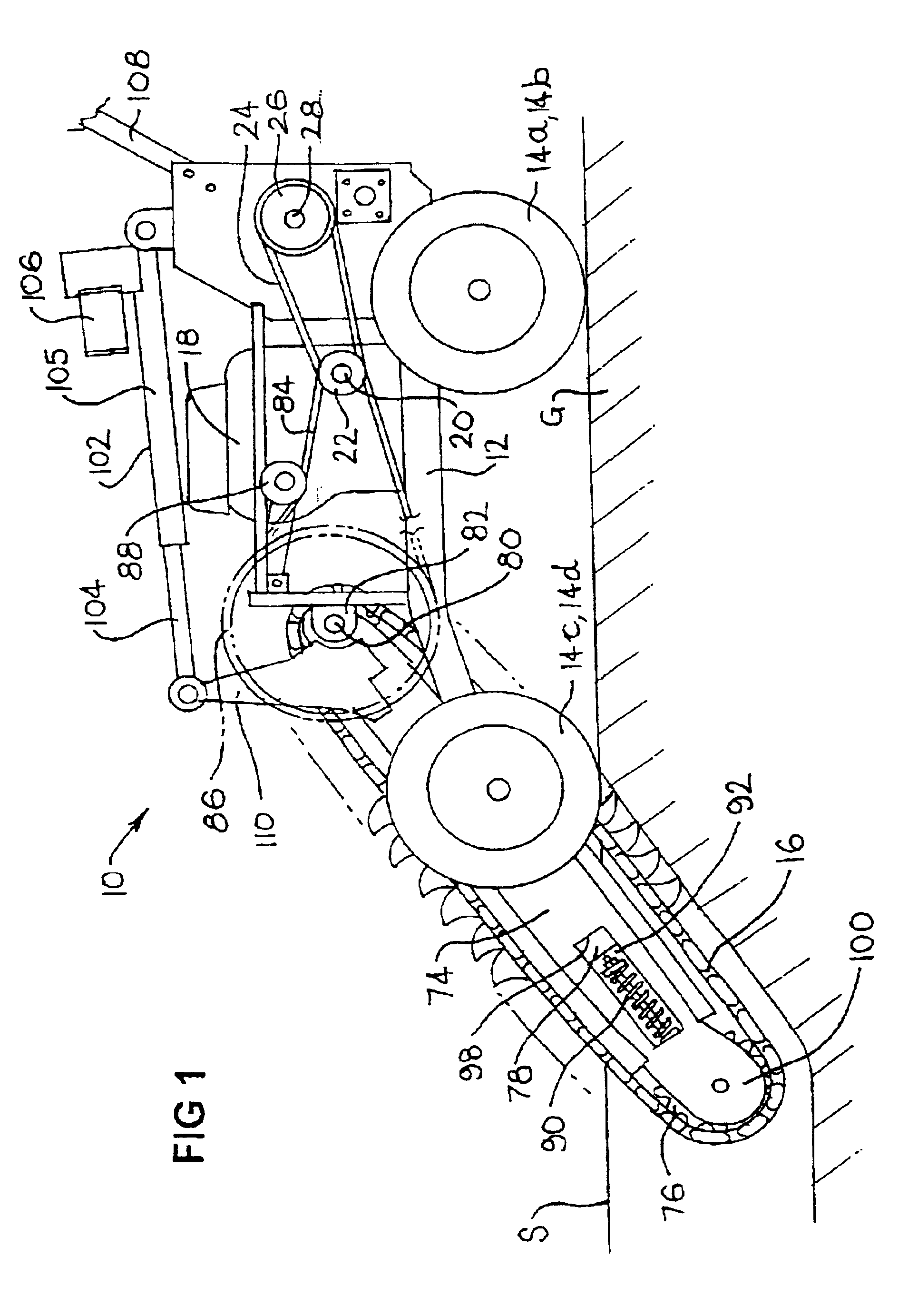 Trenching machine