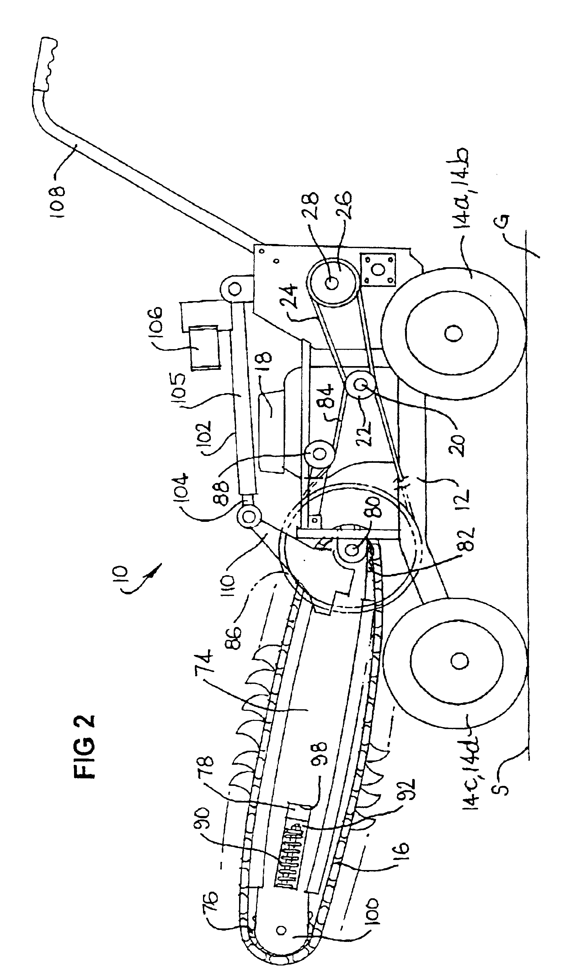 Trenching machine