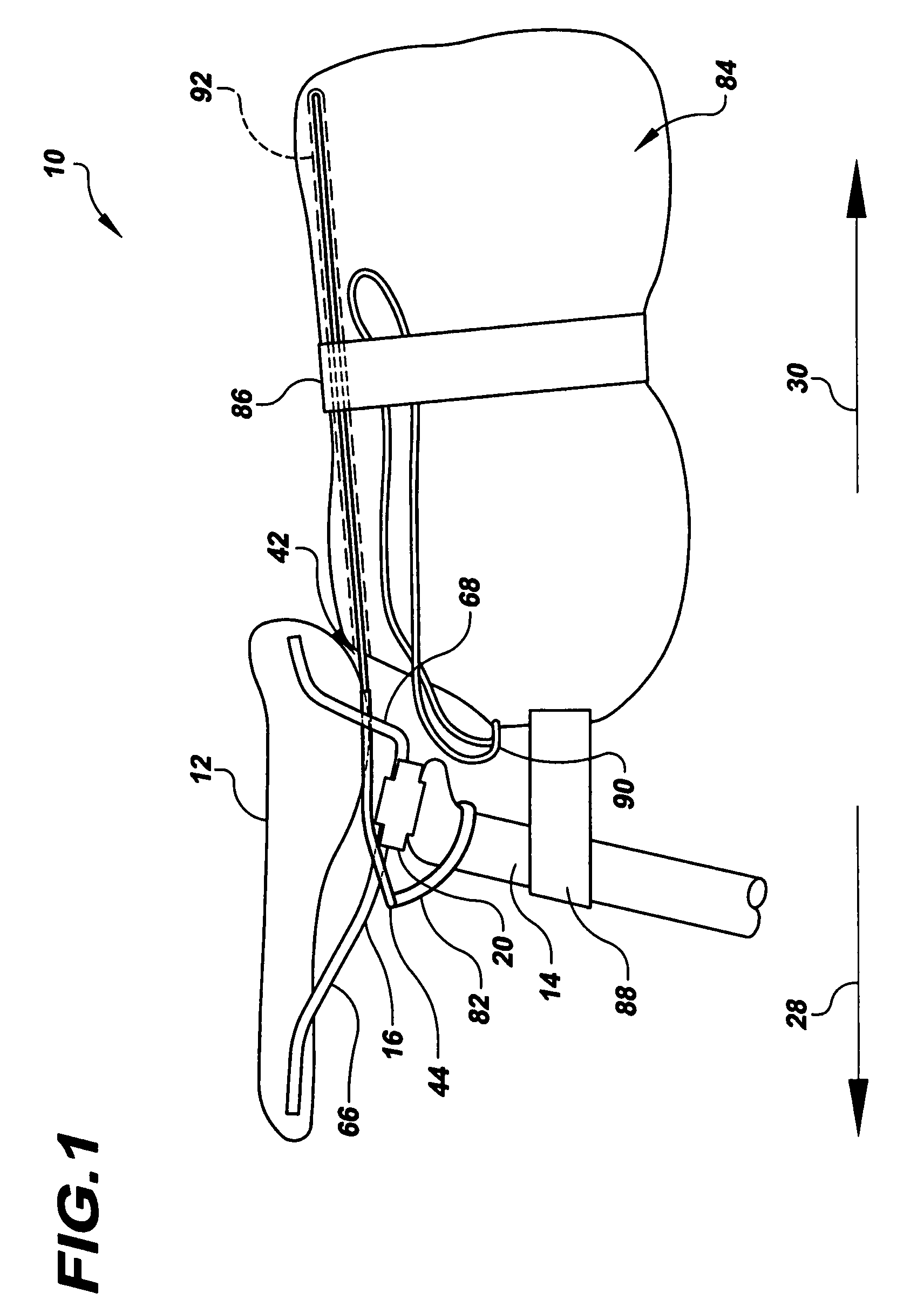 Light bag rack for a bicycle