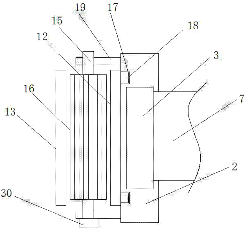 Continuous building wall painting device