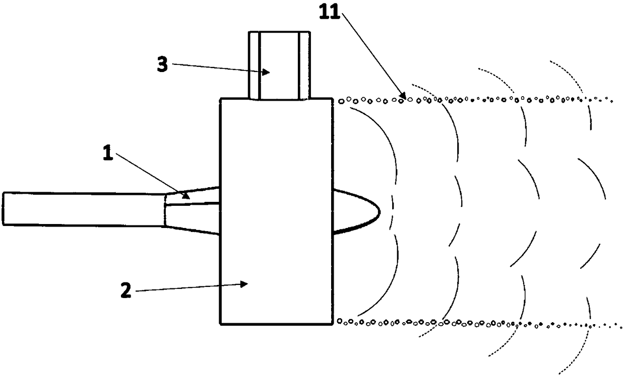 Microbubble Noise Reduction Applicable to Ducted Propellers