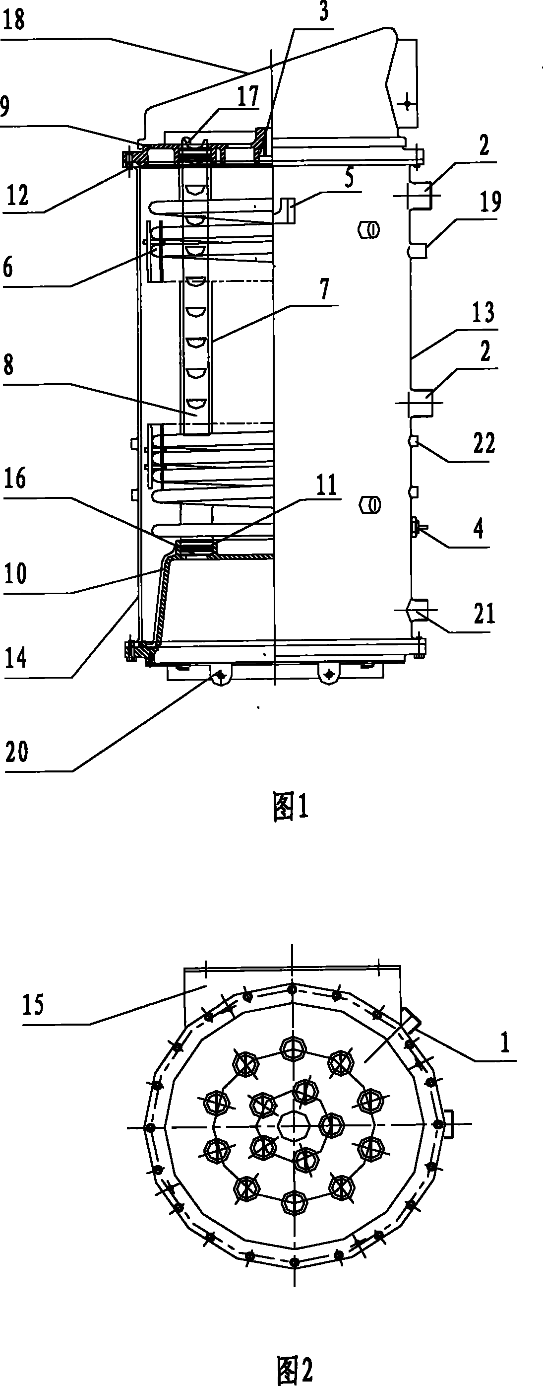 Volume type assembled multifunctional heat exchanger