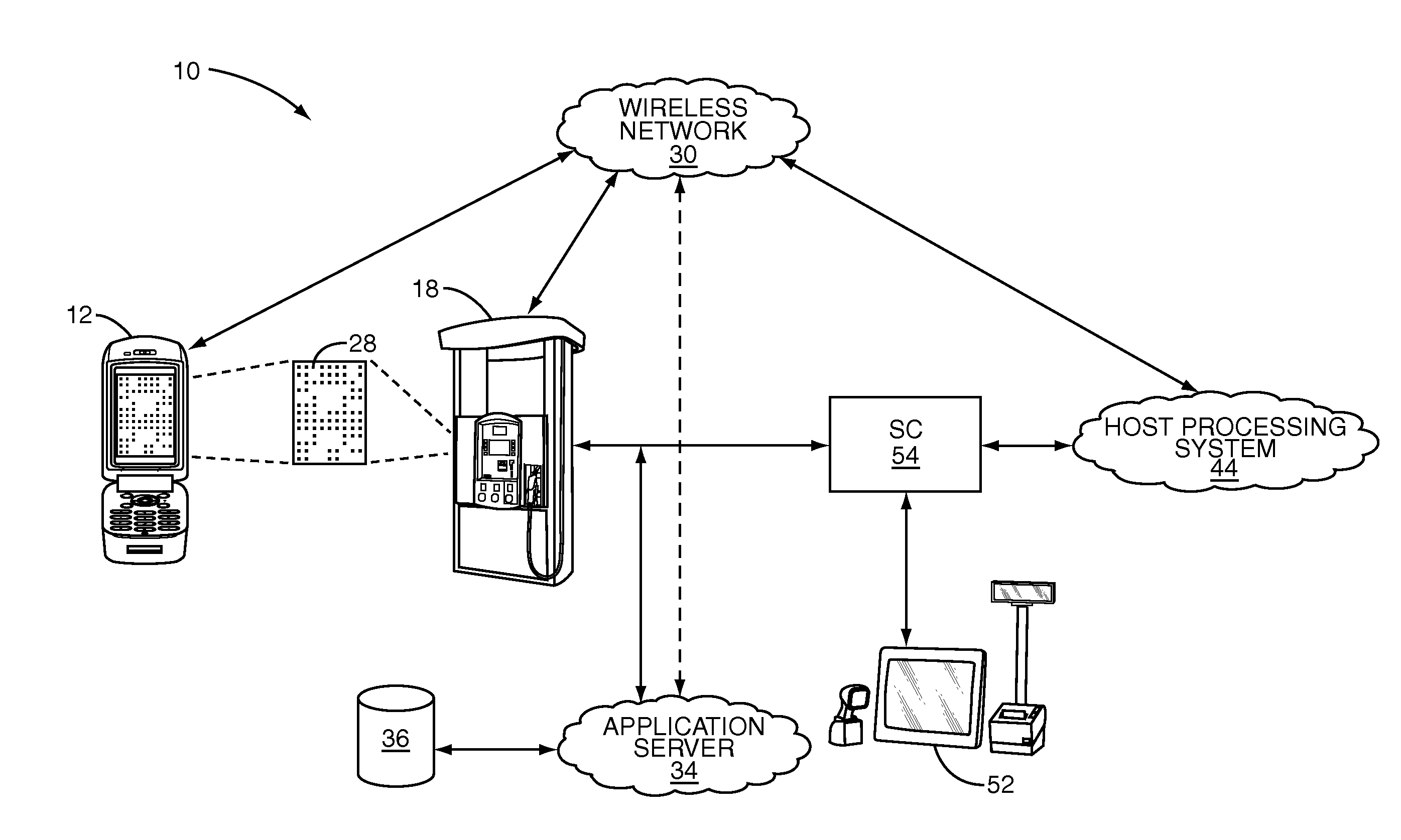 System and method for providing receipts, advertising, promotion, loyalty programs, and contests to a consumer via an application-specific user interface on a personal communication device