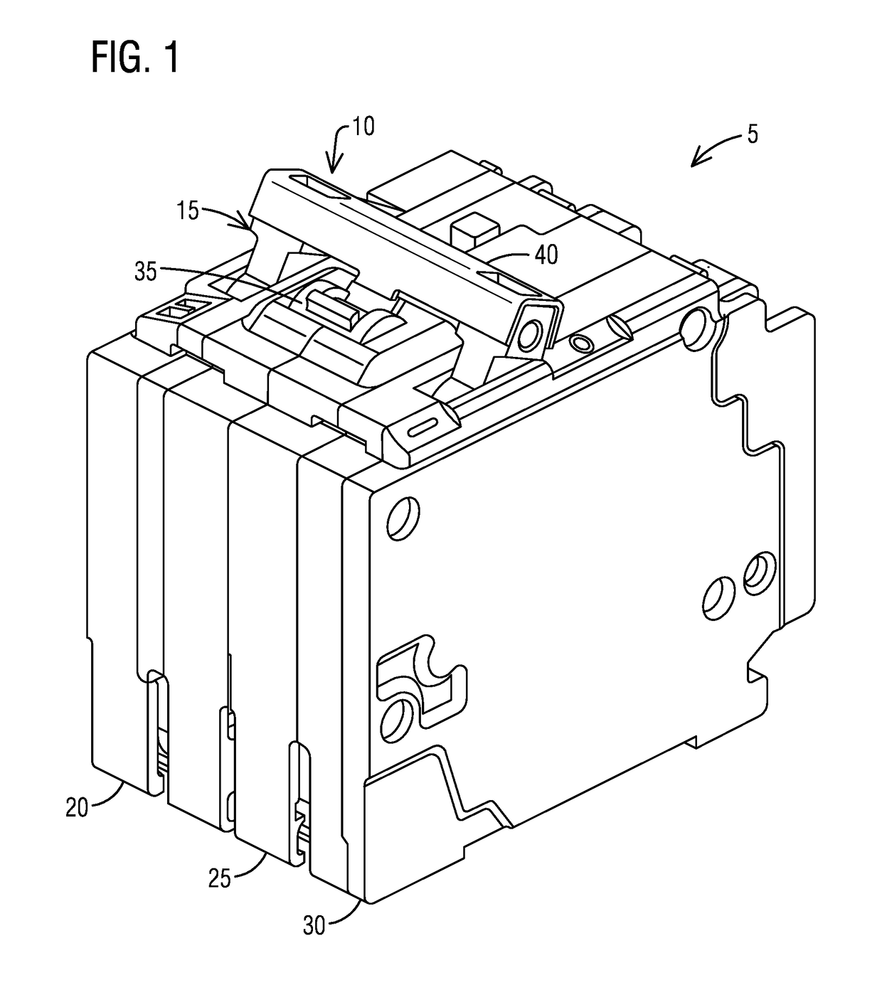 Apparatus and method of blocking and unblocking a breaker handle of a circuit breaker