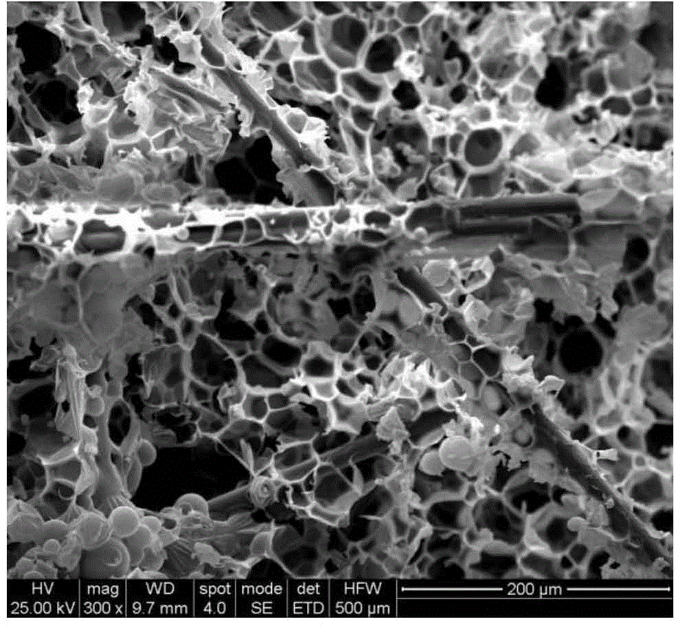 Fiber-reinforced pure inorganic flame retardant foam composite and preparation method thereof