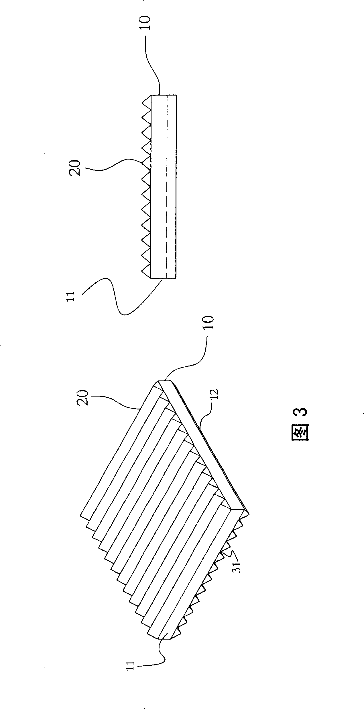 High dispersion ultra-thin light guide board and manufacturing method thereof