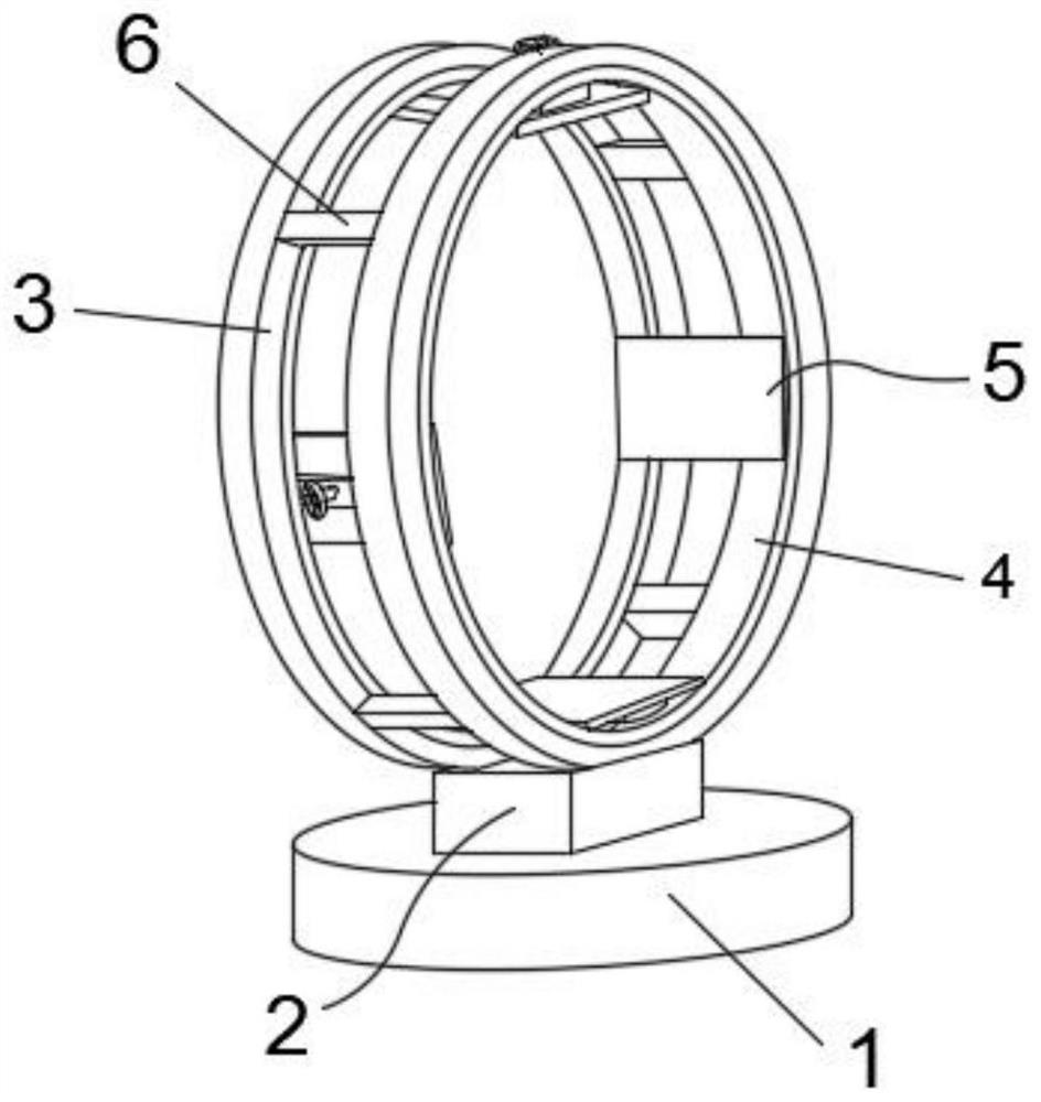 Furniture assembling frame and using method thereof