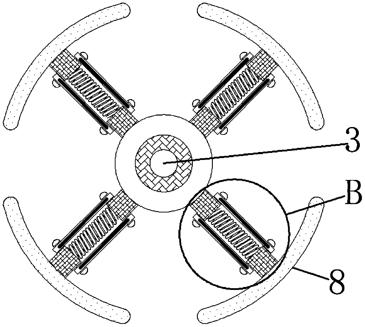 Intelligent window closing device for automatically closing window based on wind energy change