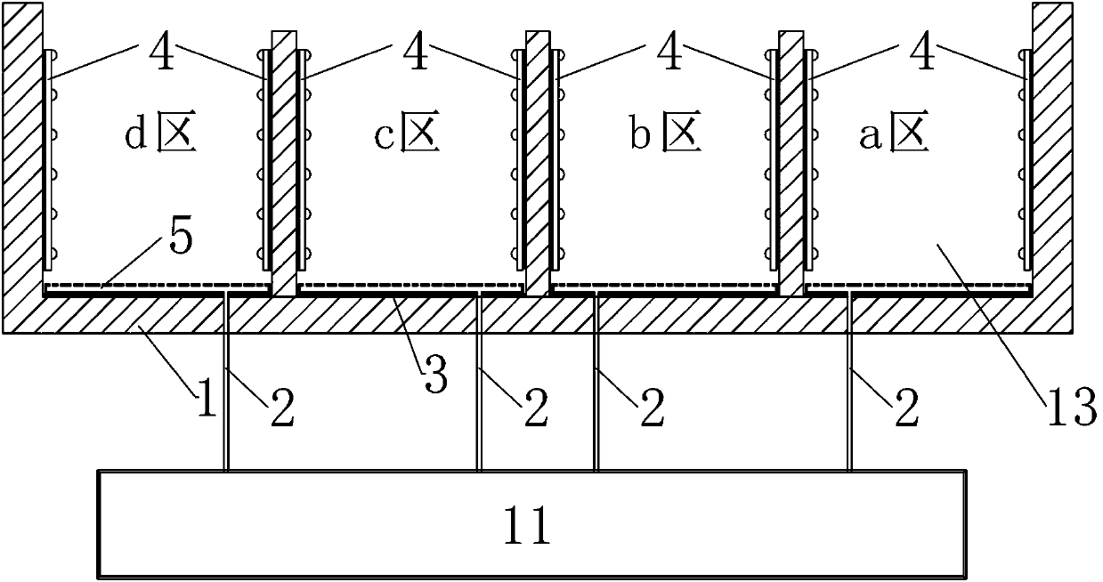 Experiment device and method for testing approach behavior of fishes on bubble curtain and lamplight