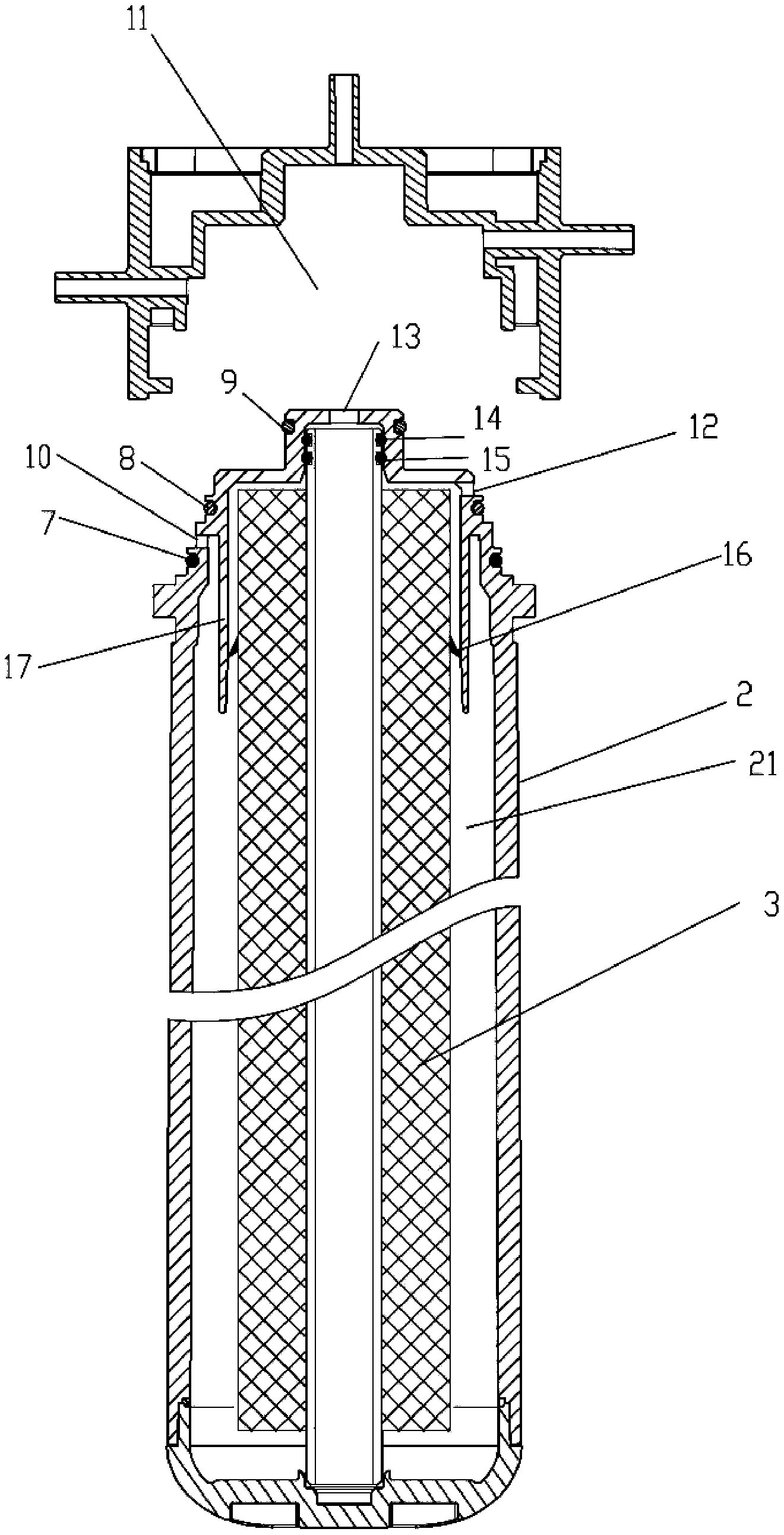 Integrated reverse osmosis water purification filter