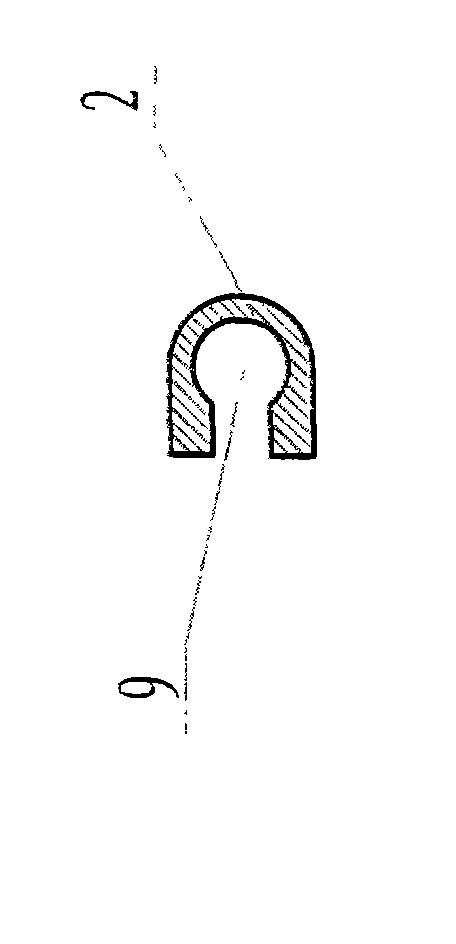 Built-in arc-shaped distraction osteogenesis device