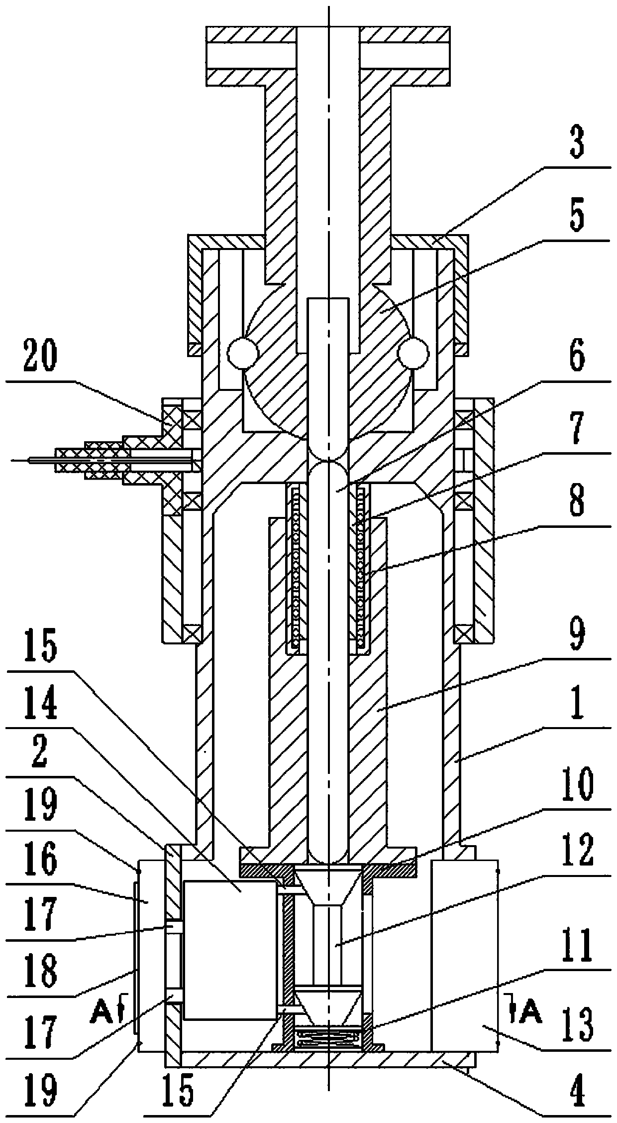 Radial ultrasonic honing device