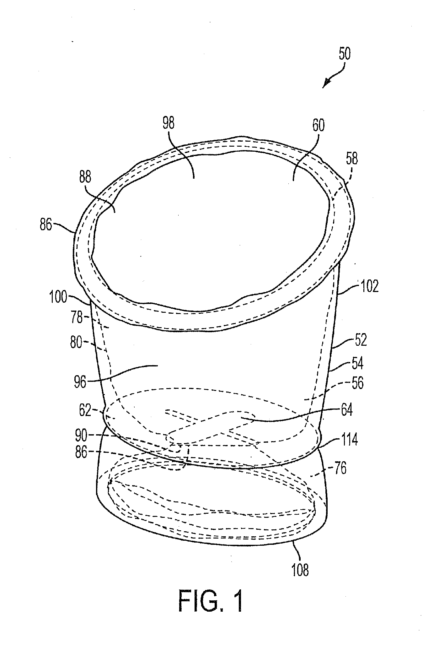 Trash Receptacle With Dispensable Bags