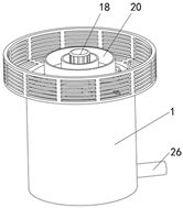 Sludge stirring device for environmental governance