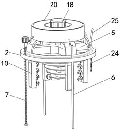 Sludge stirring device for environmental governance