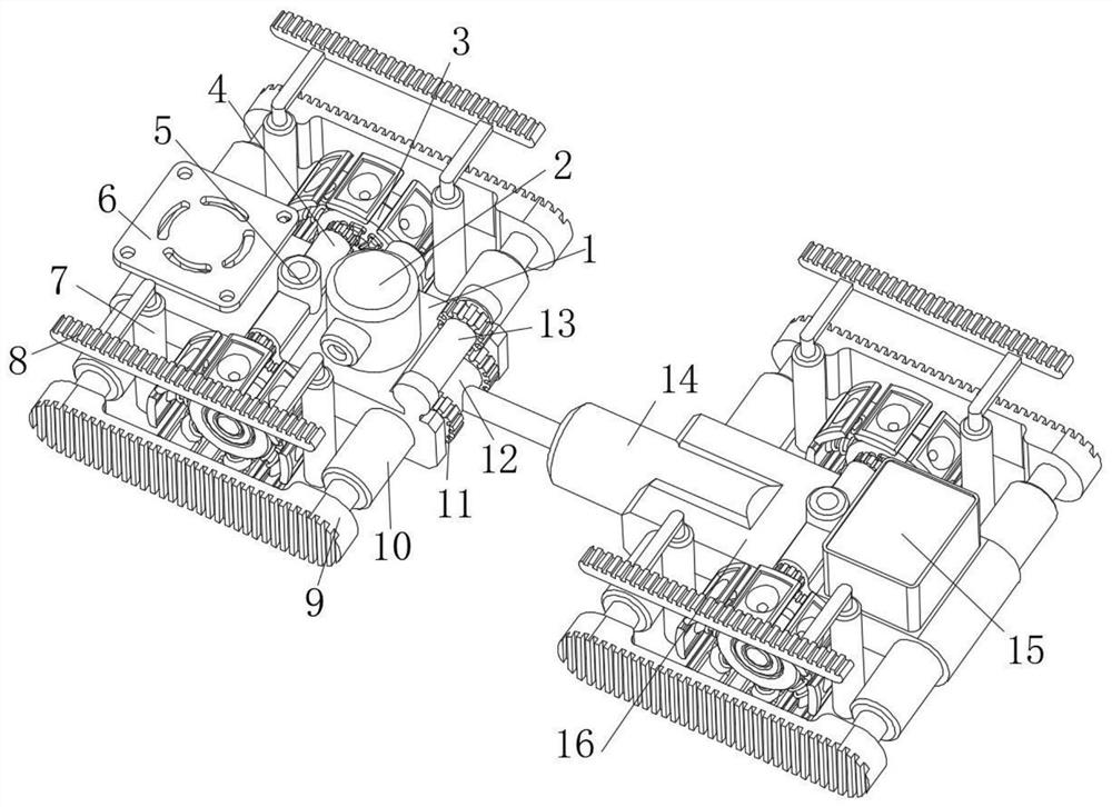 A smooth pipeline inner wall inspection equipment carrier