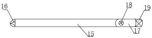 Household multi-angle bending electroscope capable of digital display