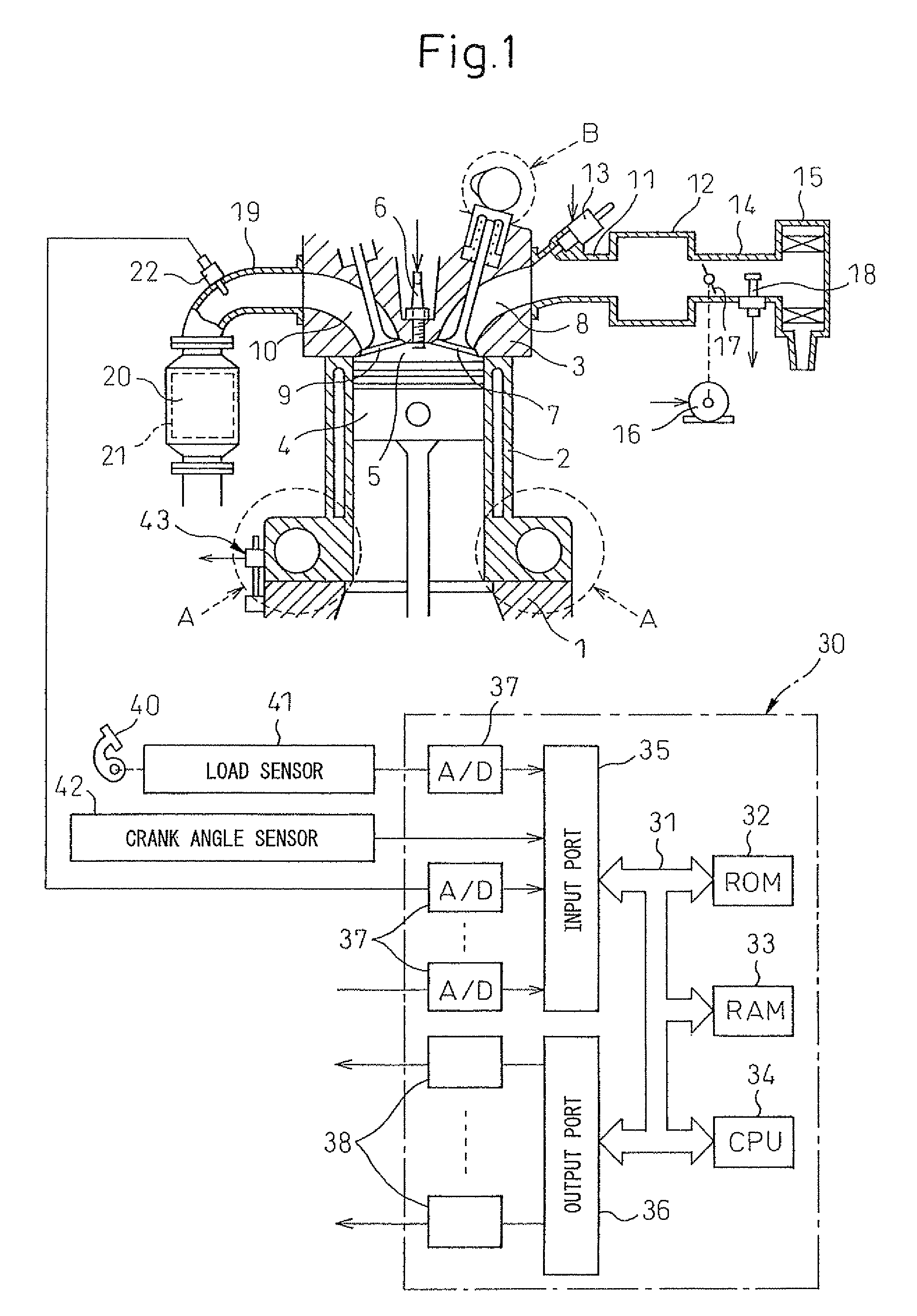 Spark ignition type internal combustion engine