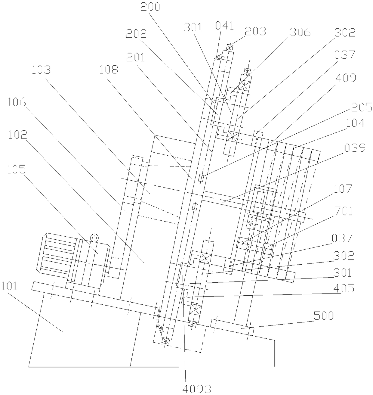 Spiral stirrup continuous synchronous processing machine and processing method