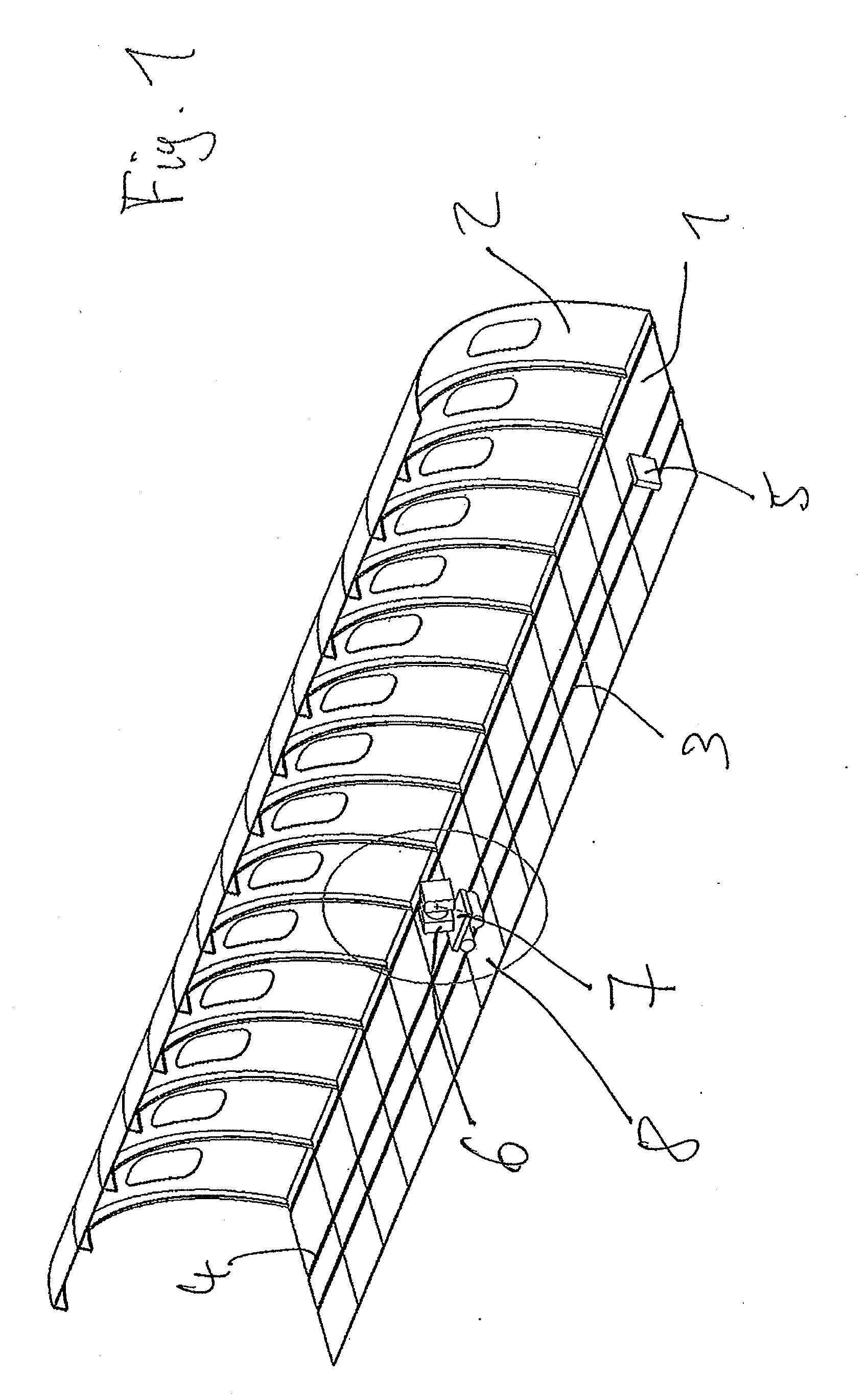 Method for measuring the internal space of an aircraft