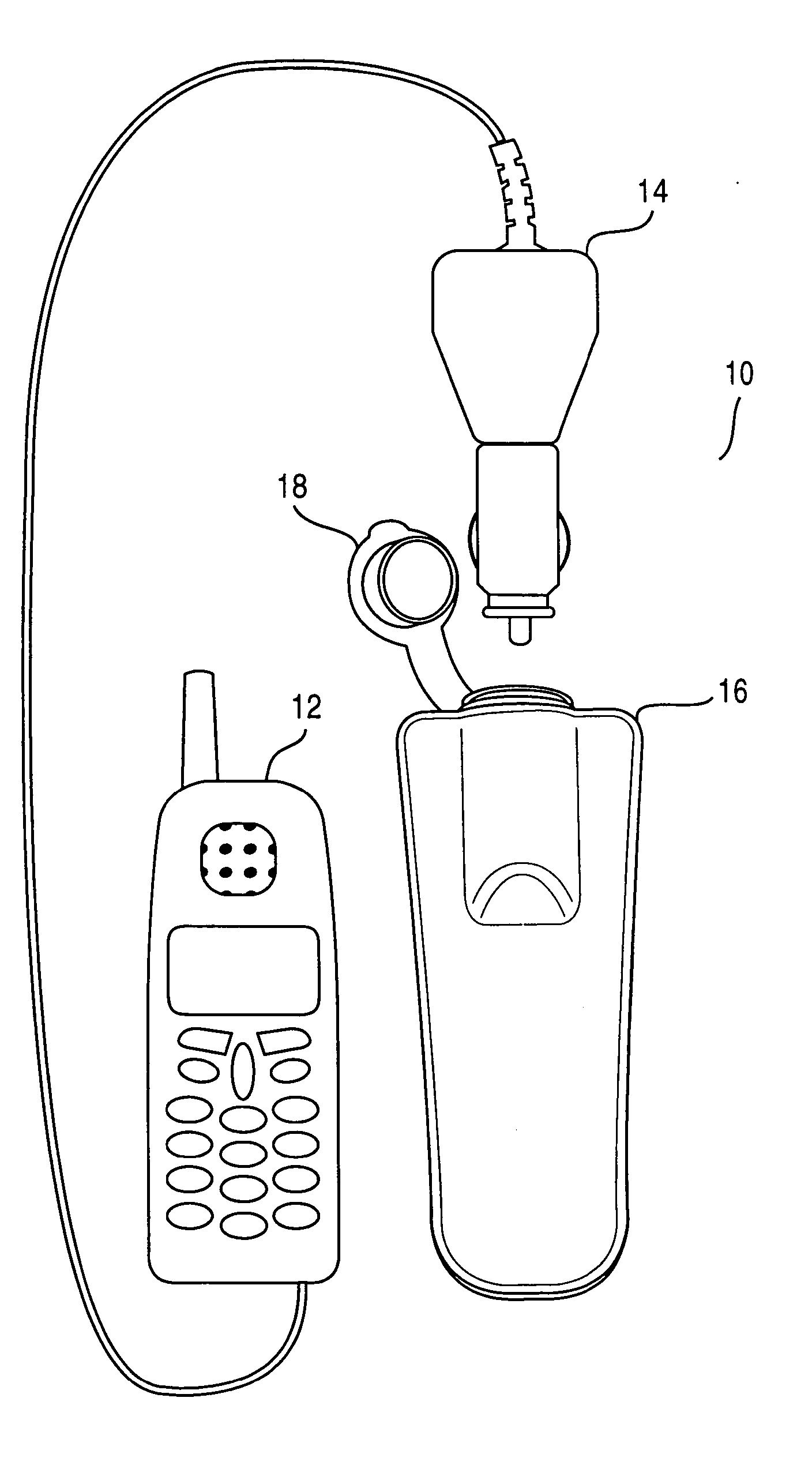 Portable mobile phone charger