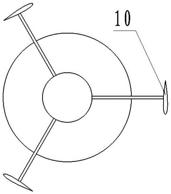 Multiplied-rotating-speed vertical-axis wind power generator and manufacturing method thereof