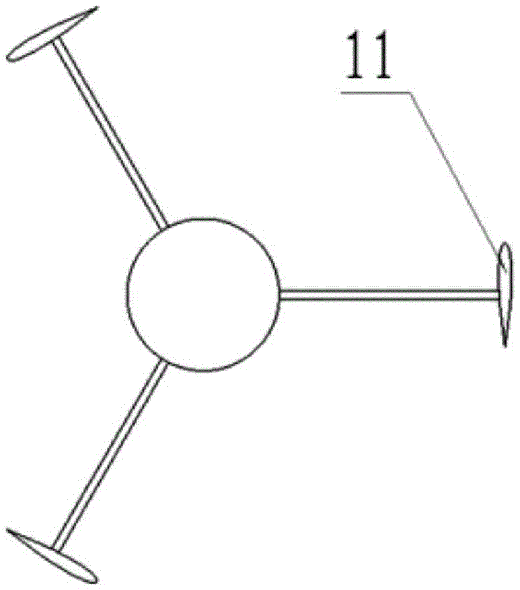 Multiplied-rotating-speed vertical-axis wind power generator and manufacturing method thereof