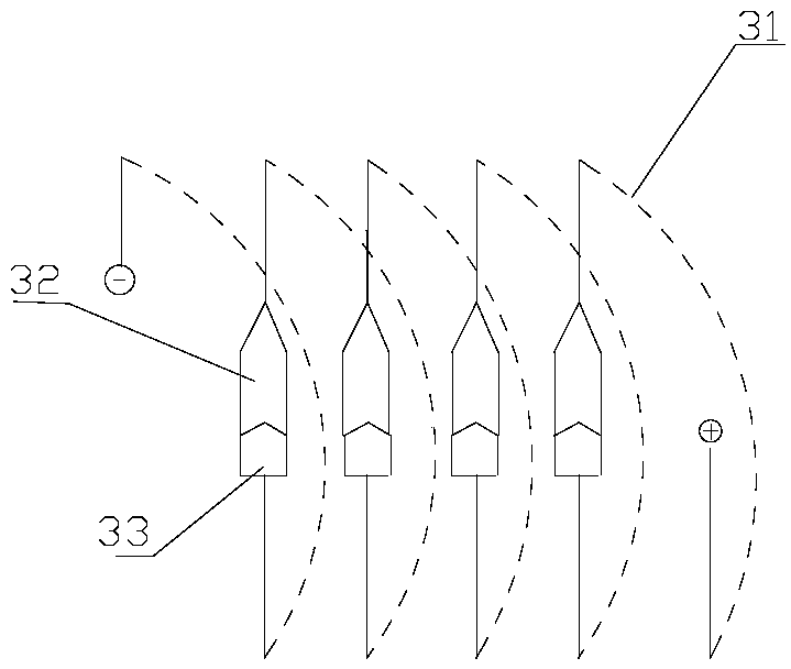 A steel-plastic composite pipe electromagnetic heating welding fixture