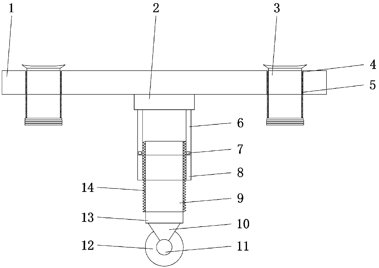 Detachable and movable pedestal for household furniture