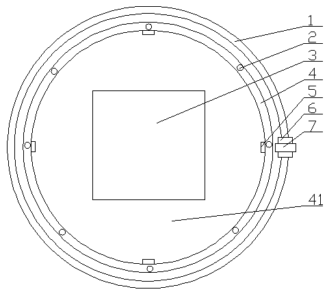 Hybrid cooling system for ground transformer of substation