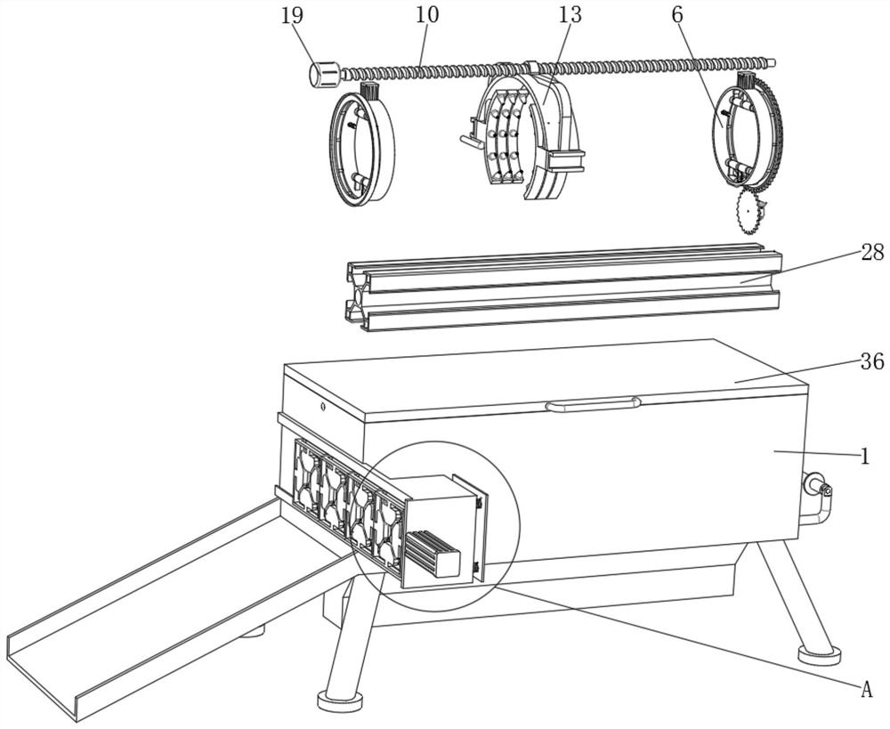 An intelligent aluminum surface dirt treatment device