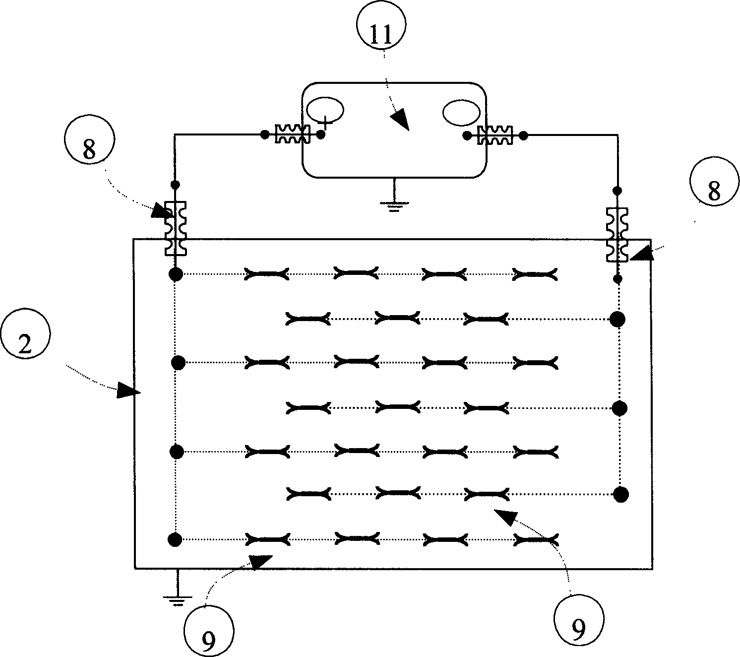 Bipolar corona discharge soot aggregation and electro dedust method and instrument